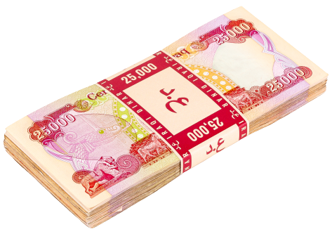 Iraqi Dinar 25K Note Circulated